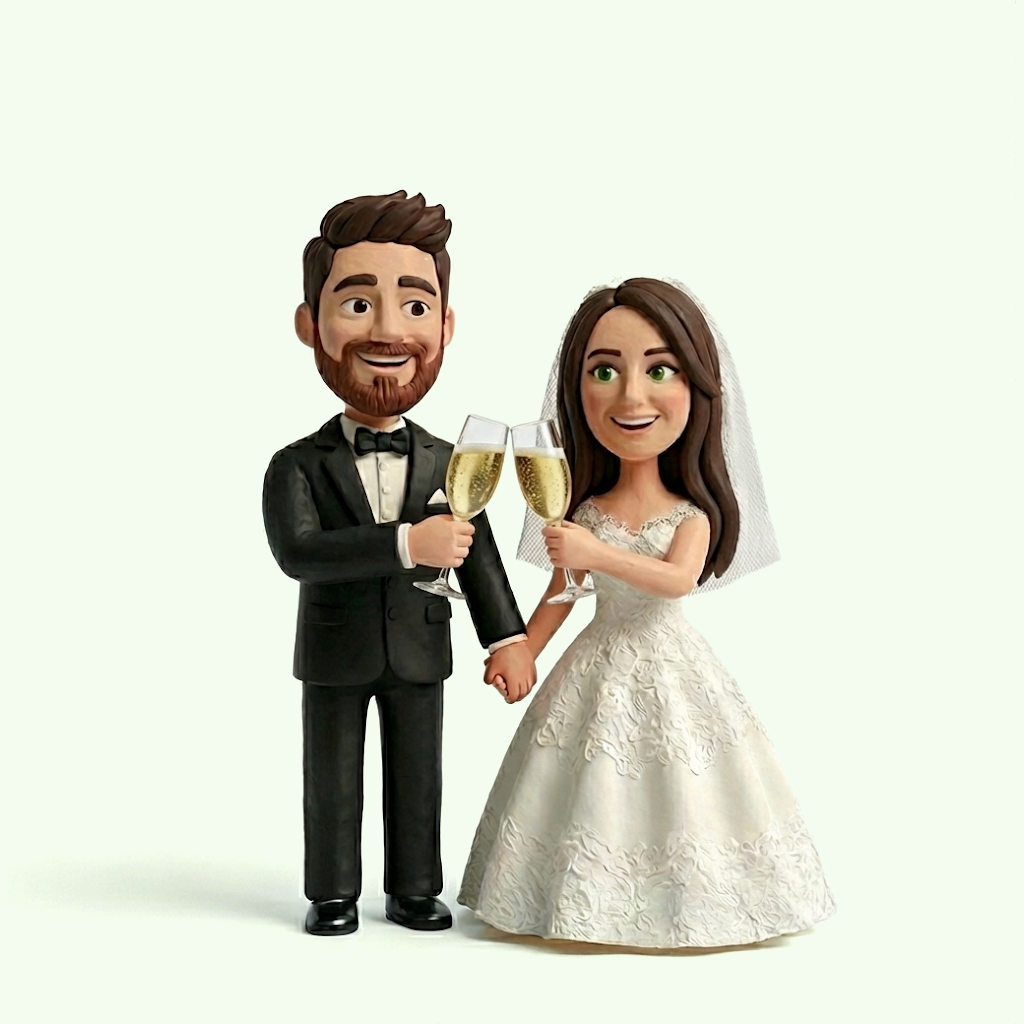 Person with Bouquette of flowers