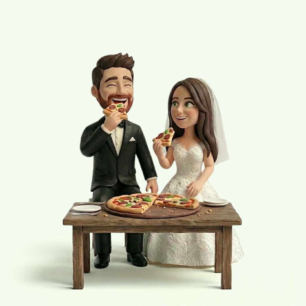 Person with Bouquette of flowers