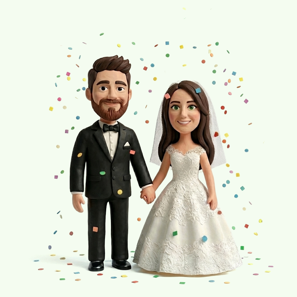 Person with Bouquette of flowers